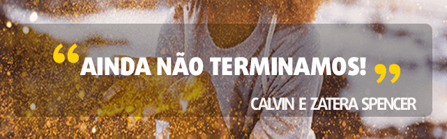 Calvin e Zatera Spencer: sortudos na loteria