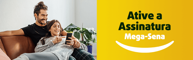 Banner com dica para ganhar na Mega Sena 4: Ative a Assinatura
