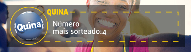 O número mais frequente da Quina:  4