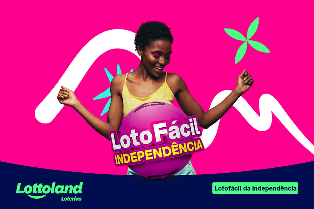 Mulher em pose dançante celebrando depois de aprender a jogar na Lotofácil da Independência.