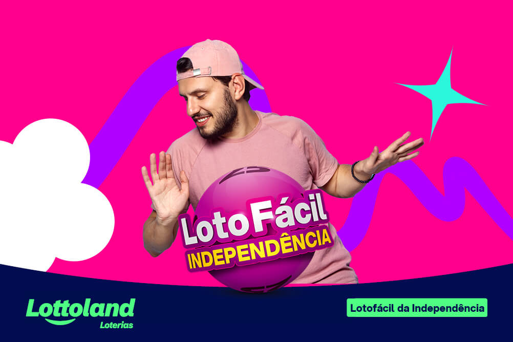 Homem com boné dançando em comemoração de aprender como apostar com um jogo em grupo da Lotofácil da Independência.