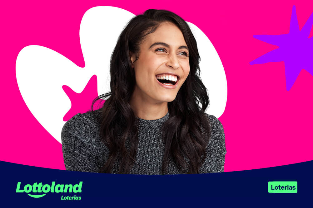 Prêmios Pagos pela Lottoland Loterias Mulher sorrindo por ser uma das mais novas ganhadoras de prêmios pagos pela Lottoland Loterias.