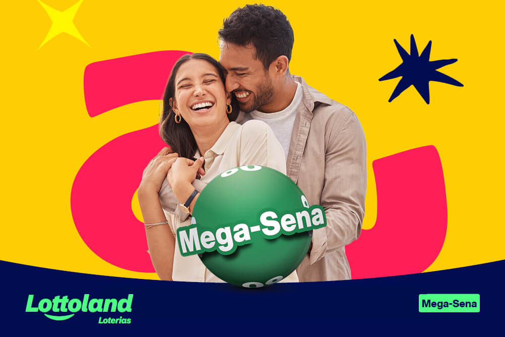 Números que mais saem na Mega Sena Casal se abraçando feliz por descobrir os números mais sorteados da Mega Sena.